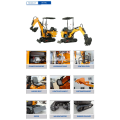 Cheap New Hydraulic Crawler Mini Excavator 0.8ton 1ton